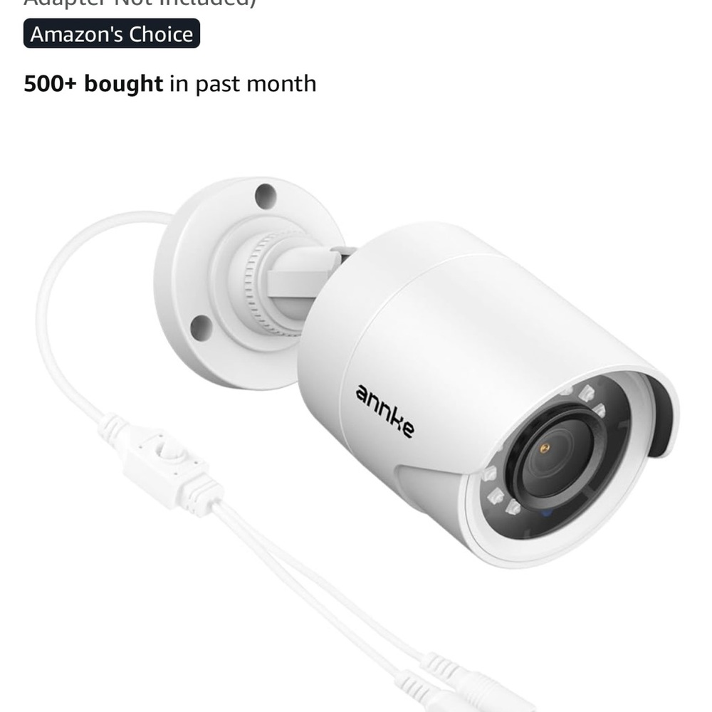 White Weatherproof Security Camera - Picture 3 of 7